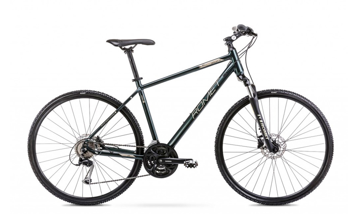 Фотография Велосипед ROMET Orkan 4 М 28" (2021) 2021 Зеленый
